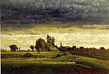 Landscape with Farmhouse by George Inness